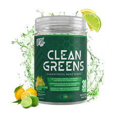 CLEAN GREENS superfood powder in Lemon-Lime Twist