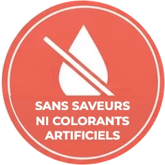 Sans saveurs ni colorants artificiels