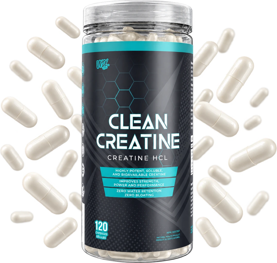 VNDL Clean Creatine capsules, creatine HCl