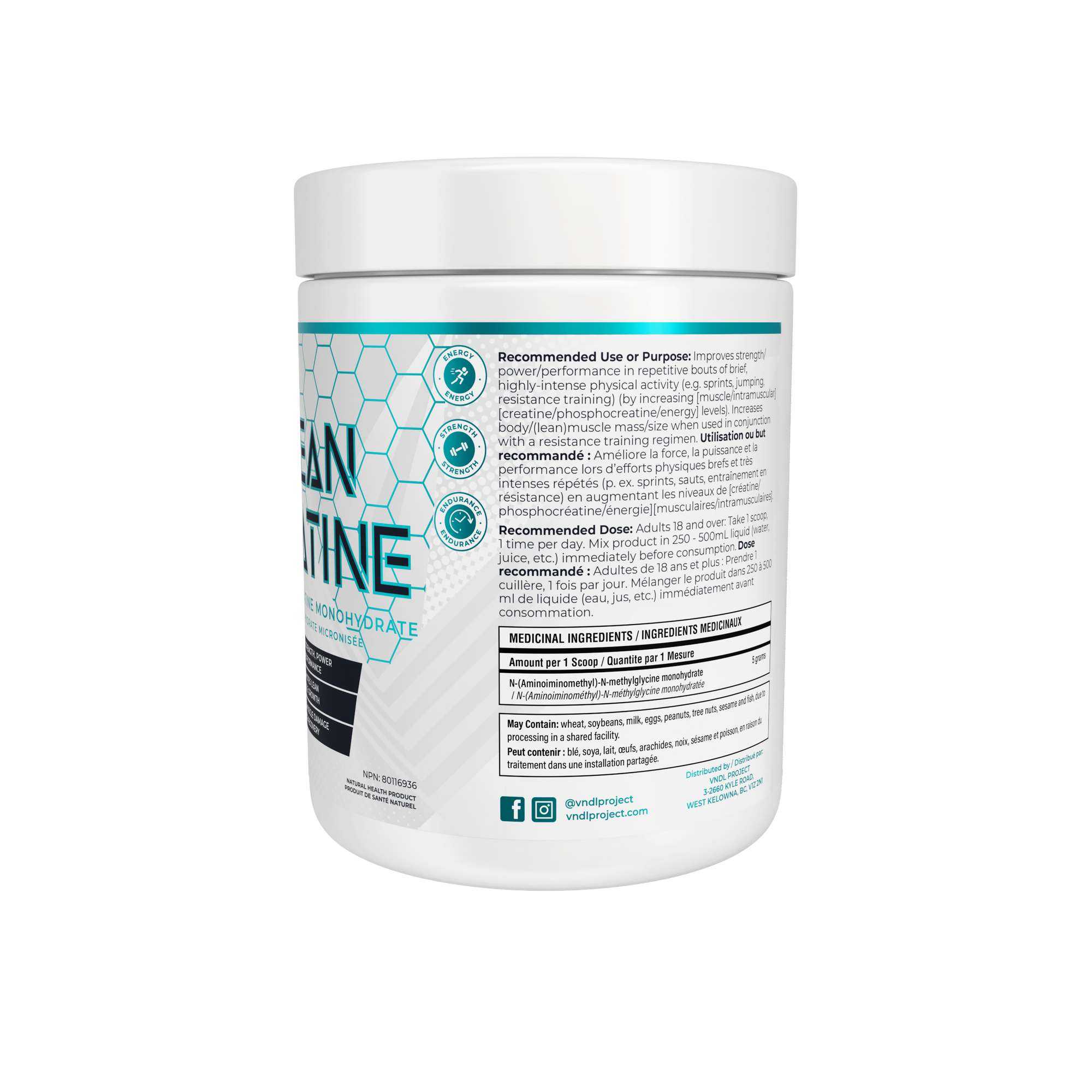 VNDL Creatine Monohydrate