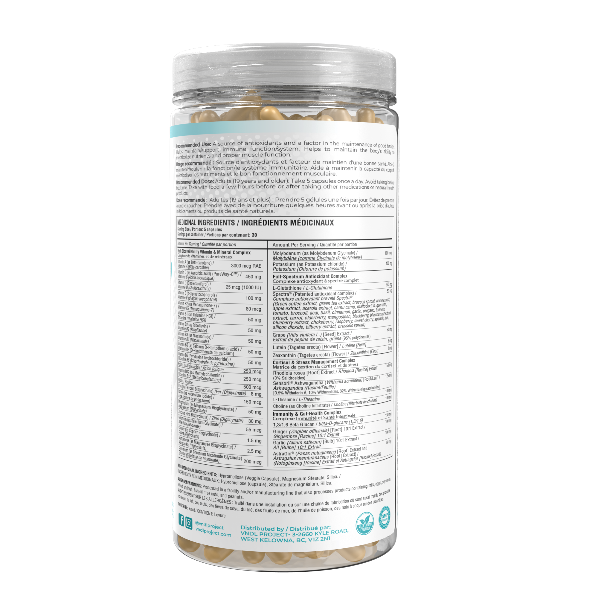 Multivim MULTI-V - MORE THAN A MULTIVITAMIN - VNDL Project