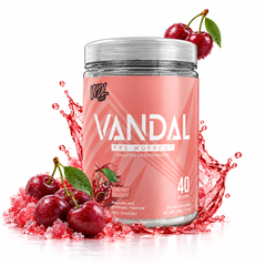 VANDAL Pre-Workout in Cherry Slushy, tingle free